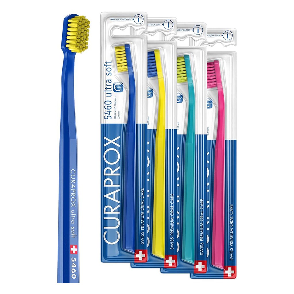 Curaprox, CS 5460 ultra soft bristles toothbrush, Extra soft manual toothbrush for sensitive gums