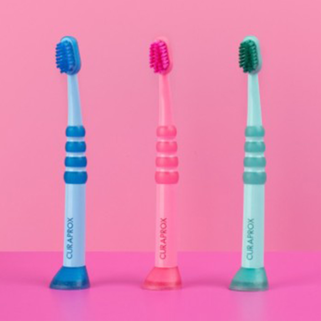 Curaprox, Baby Toothbrush for 5 Years and Below, Extra soft bristles for gentle cleaning