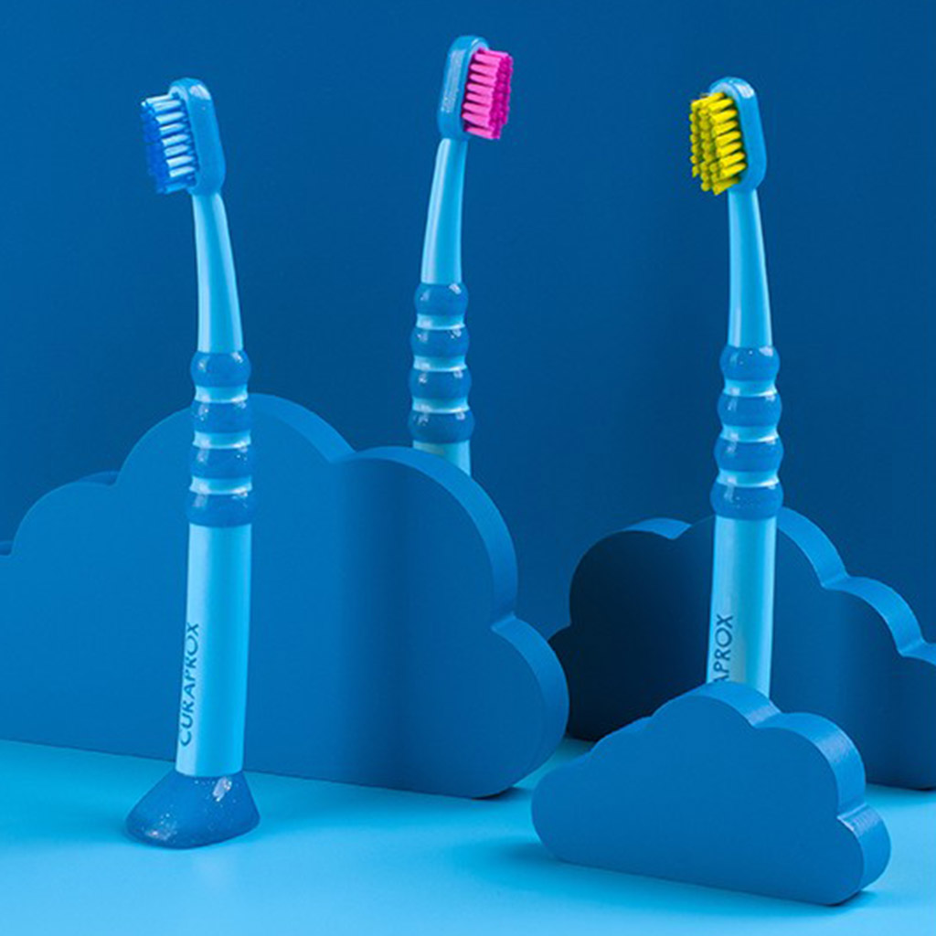 Curaprox, Baby Toothbrush for 5 Years and Below, Extra soft bristles for gentle cleaning