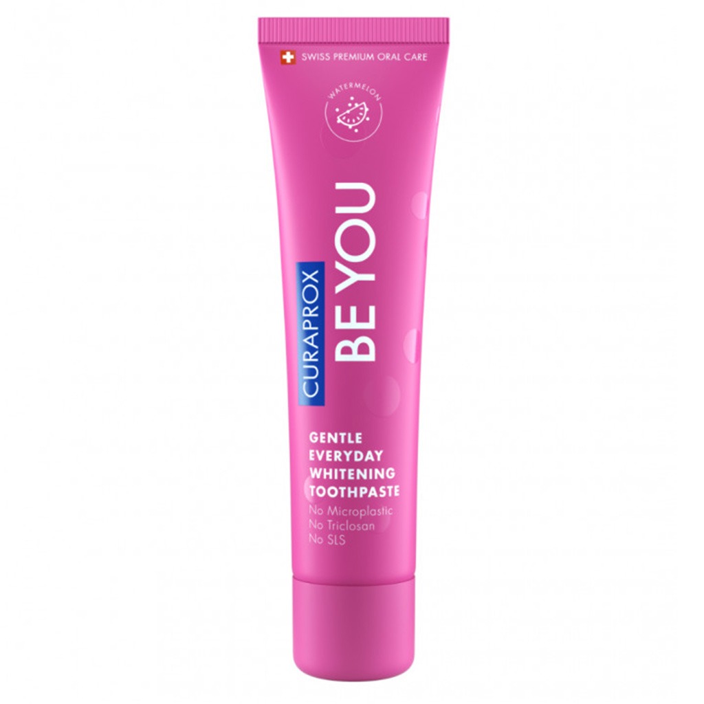 Curaprox, Be You watermelon toothpaste pink, Fluoride toothpaste with refreshing watermelon flavor, 60 ml
