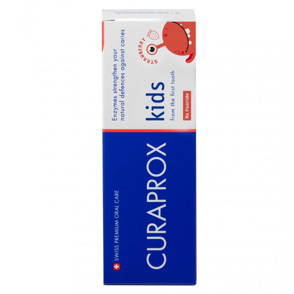 Curaprox Kids T/P Strawberry - Zero Fluoride - 6
