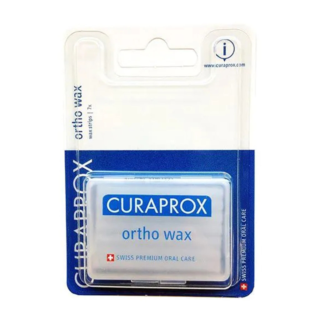 Curaprox, Orthodontic Wax Strips, Protective wax strips for braces comfort, 7 pieces