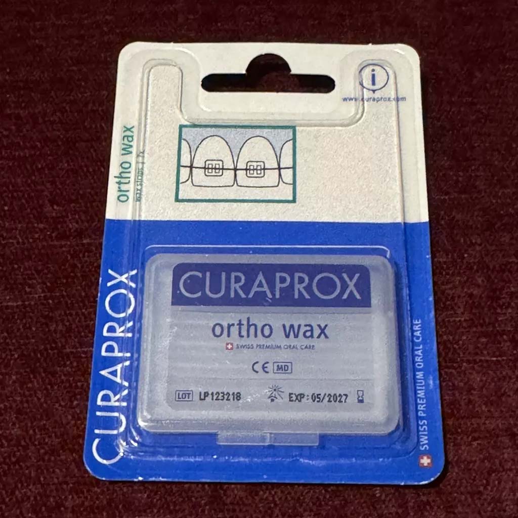 Curaprox, Orthodontic Wax Strips, Protective wax strips for braces comfort, 7 pieces