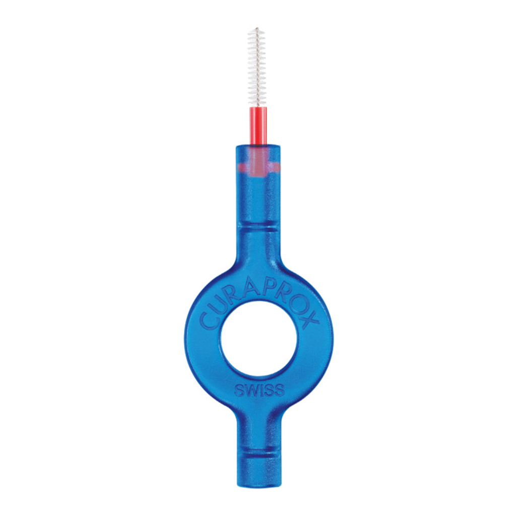 Curaprox, CS 5460 Travel Set Toothpaste and Toothbrushes, Complete oral care set with holder, assorted colors