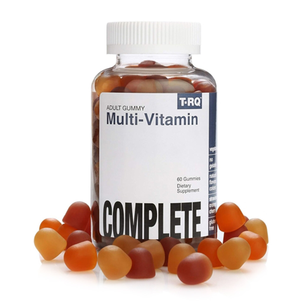 T-RQ, Multi-Vitamin Gummy, Chewable multivitamin gummies for daily nutrition, 60 pcs