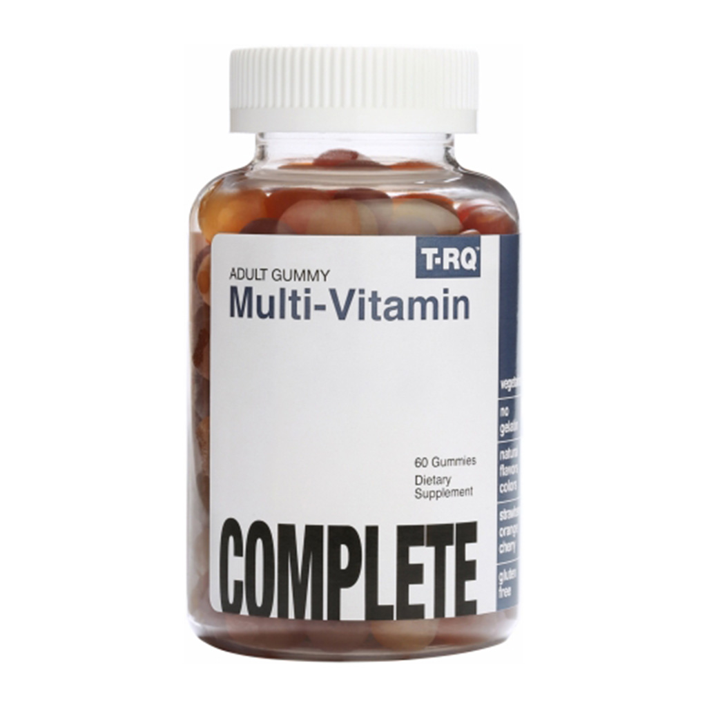 T-RQ, Multi-Vitamin Gummy, Chewable multivitamin gummies for daily nutrition, 60 pcs