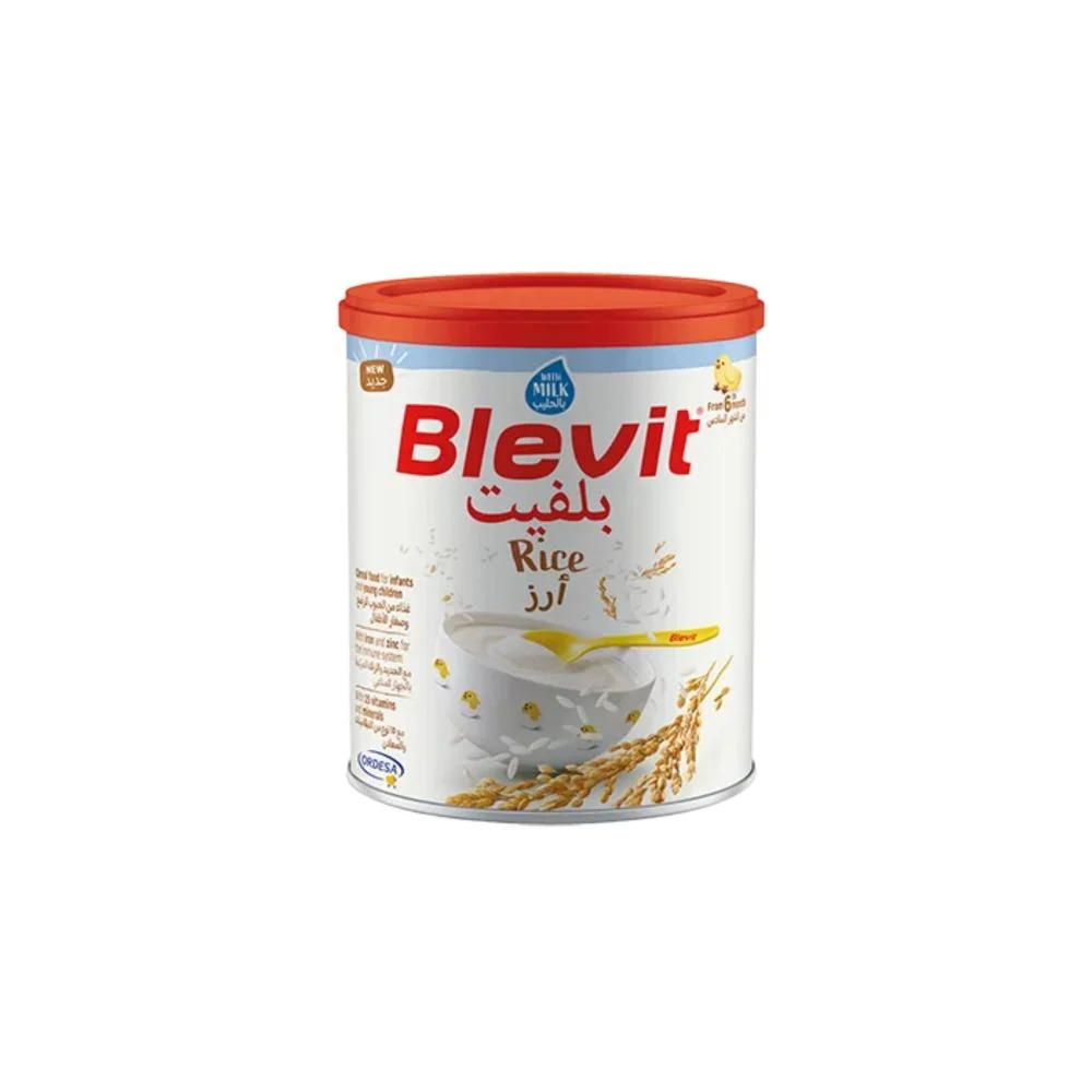 Blevit Plus, Rice and corn dry cereal, Nutritious baby cereal with natural grains, 300 g