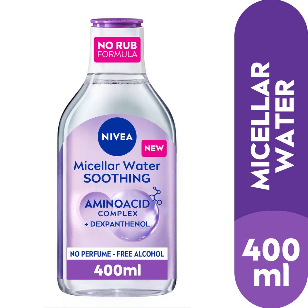 Nivea, Rose Care Organic Micellar Water, Gentle makeup remover with rose extract, 400 ml