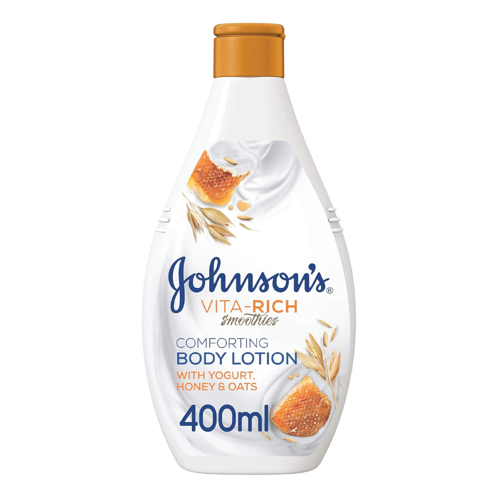 Johnson’s, Body Lotion Yogurt Honey & Oat, Nourishing moisturizing lotion with natural ingredients, 400ml