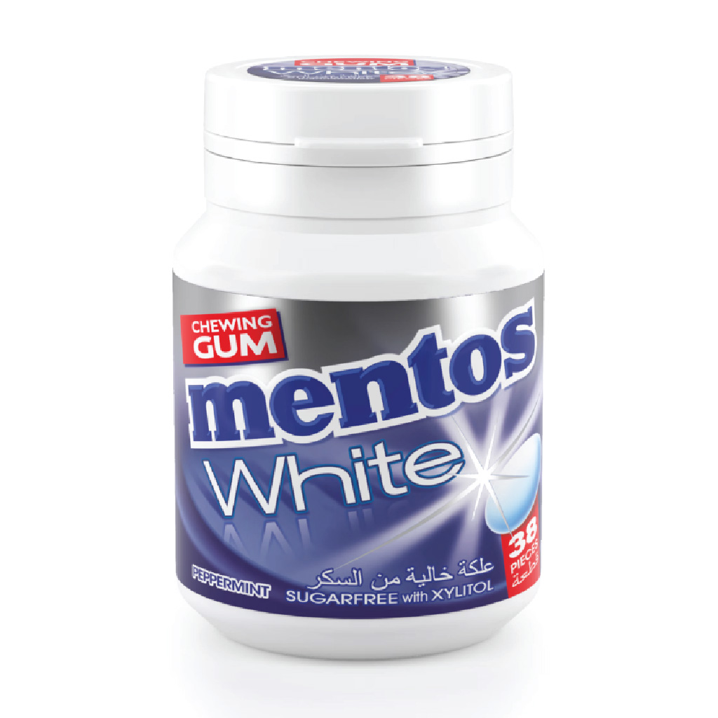 Mentos, Chewing Gum, Refreshing peppermint flavor for long-lasting freshness, 38 pack