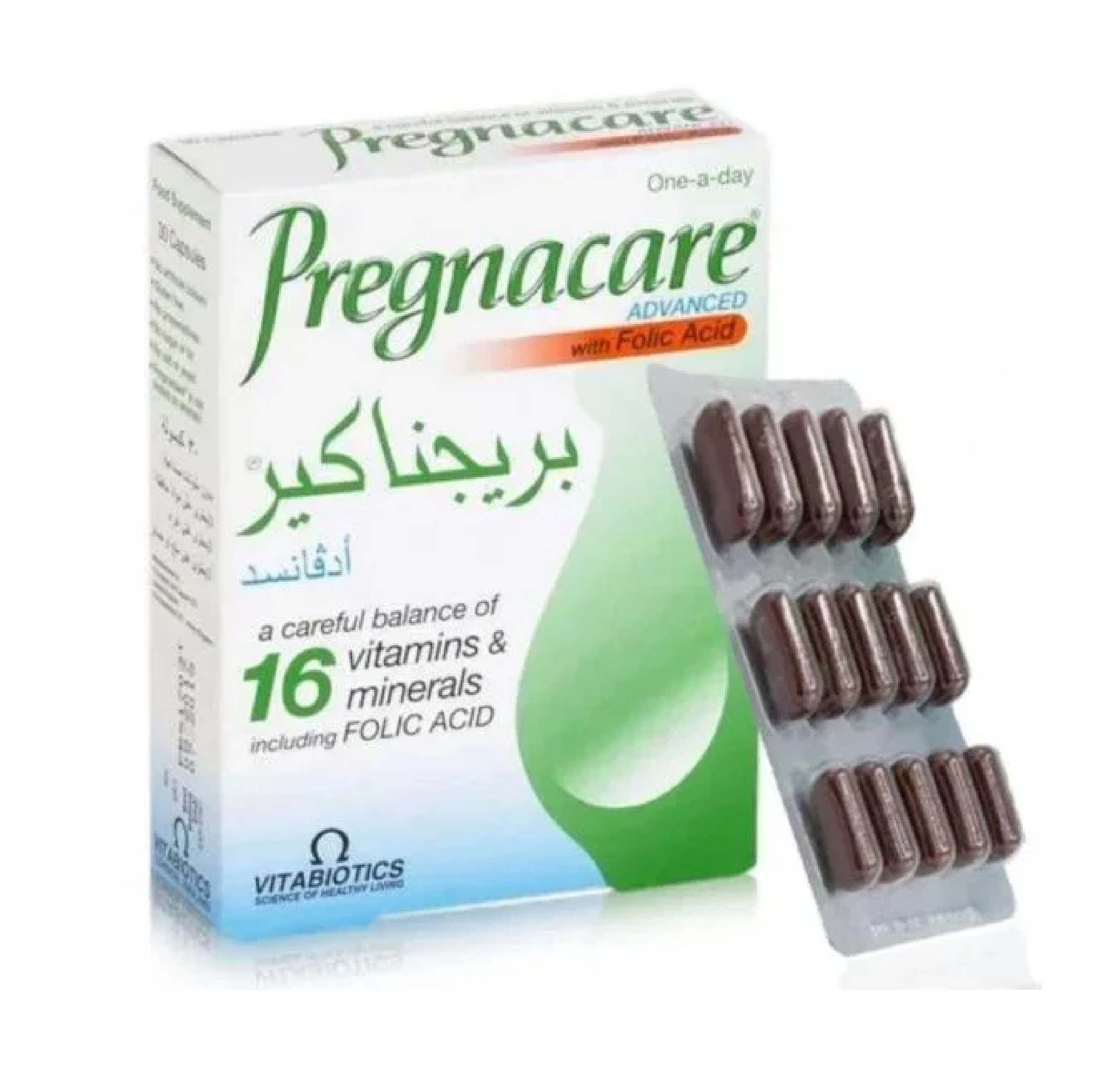 Pregnacare, Capsules, Prenatal multivitamin supplement for pregnancy health