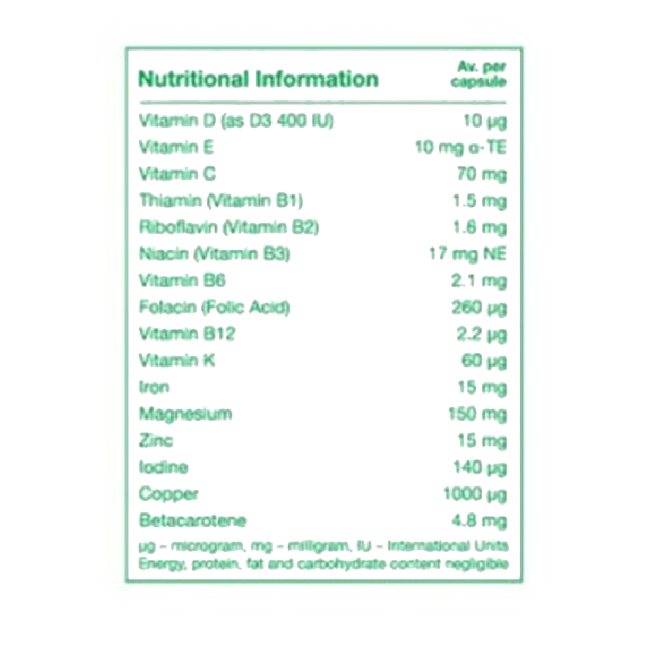 Pregnacare, Capsules, Prenatal multivitamin supplement for pregnancy health