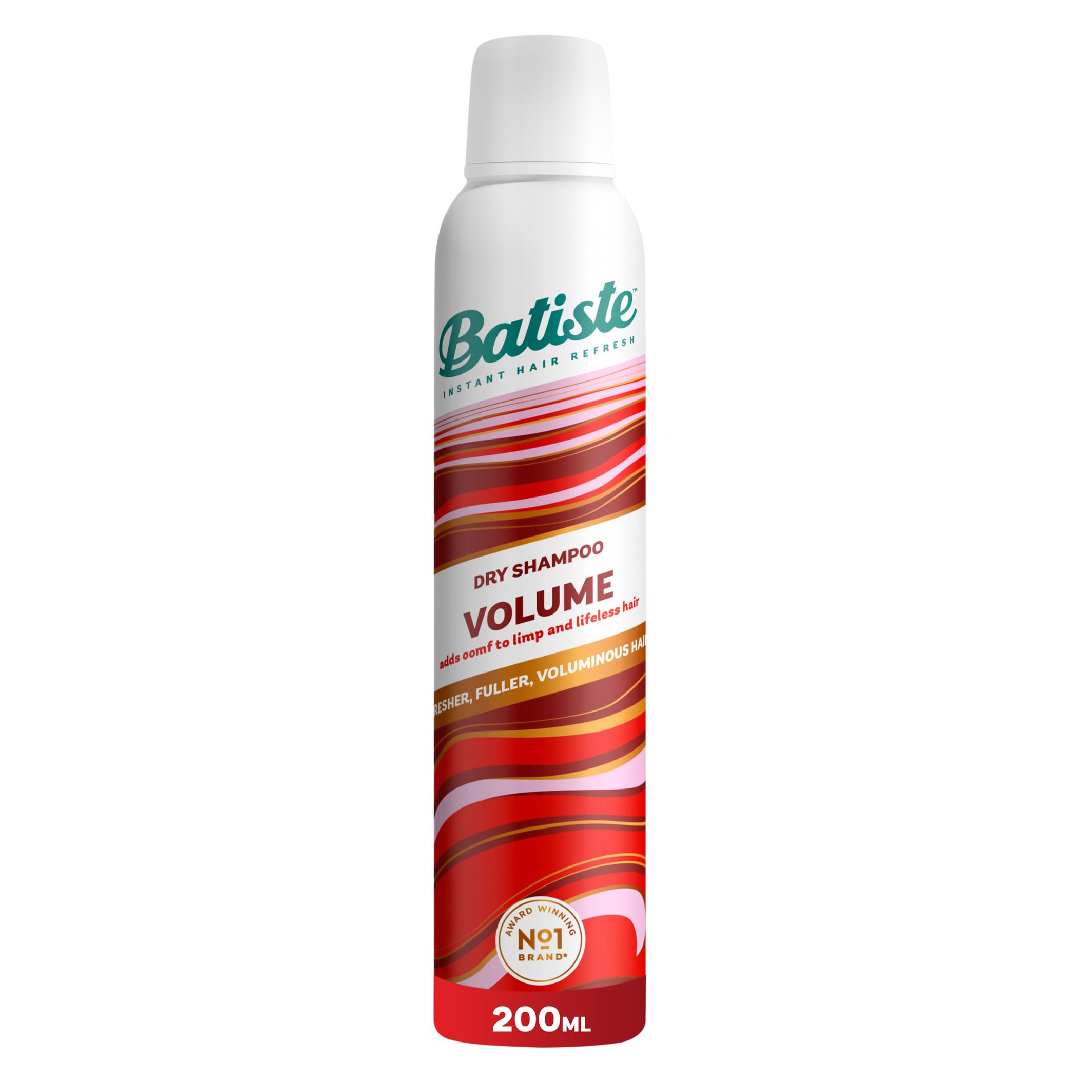 Batiste, Dry Shampoo Hair Benefits Volume, Instant hair refresh with added volume, 200 ml