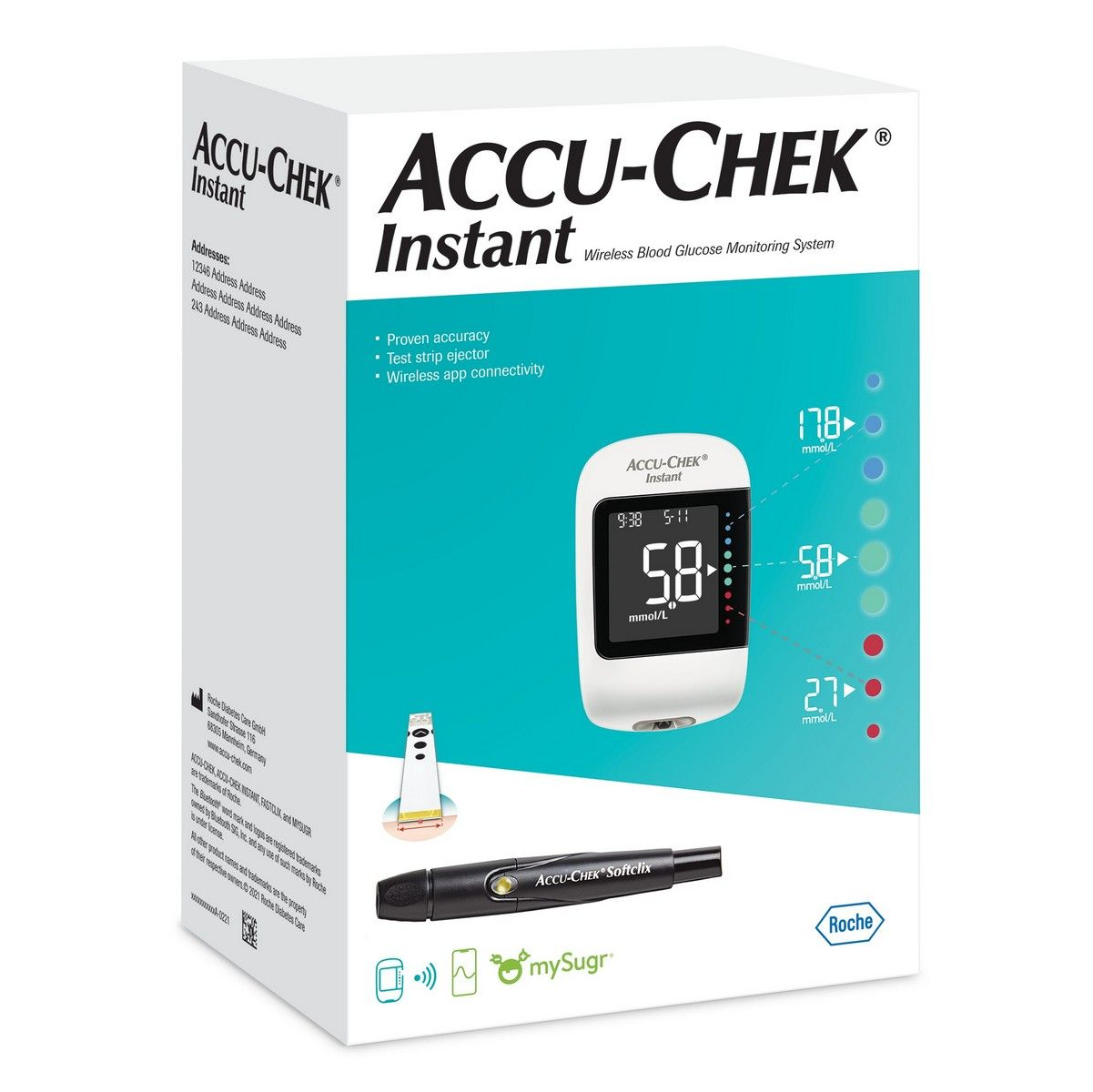 Accu-Chek, Instant Meter, Blood glucose monitoring device