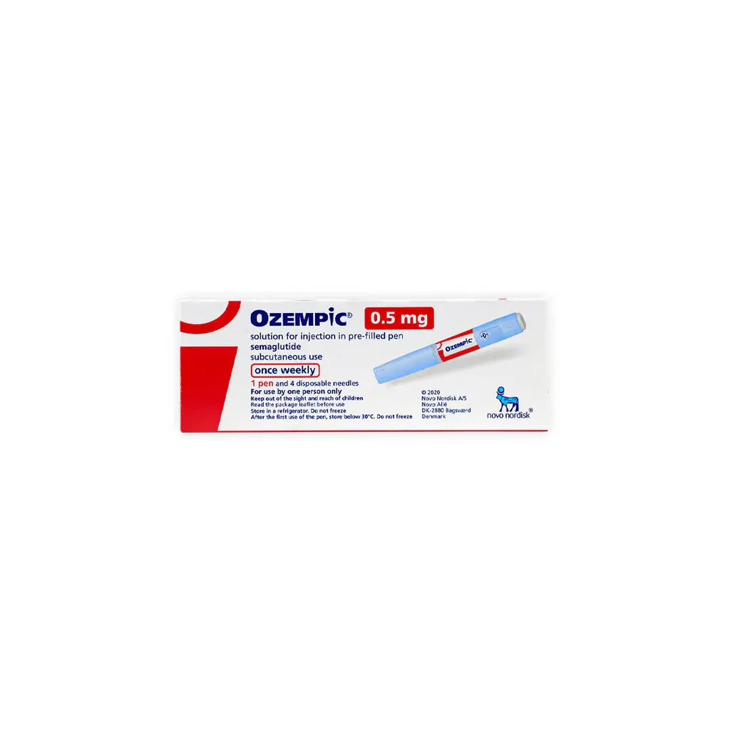 Ozempic, 0.5mg Solution for Injection in Pre-Filled Pen, Injectable medication for type 2 diabetes management