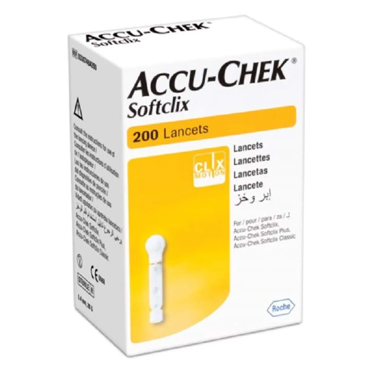 Accu-Chek, Softclix Lancets, Lancets for blood glucose testing, box of 200