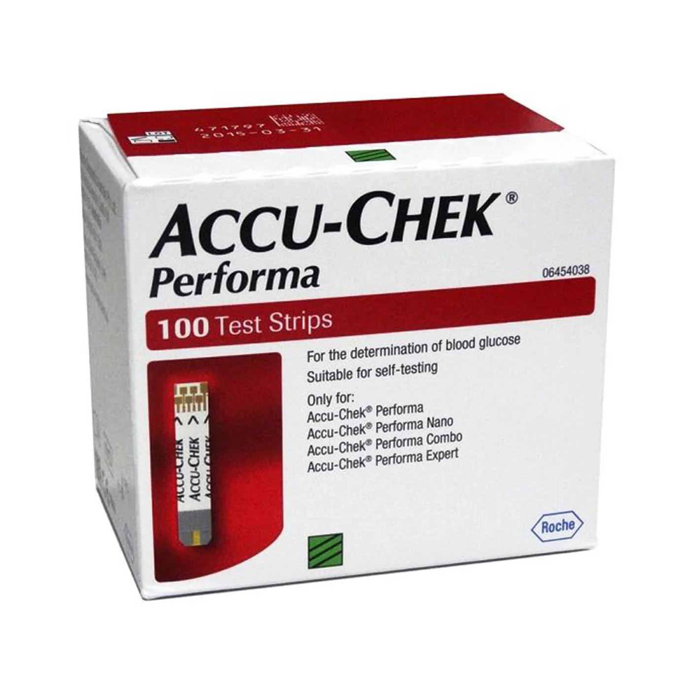 Accu-Chek, Performa Test Strips, Blood glucose monitoring test strips